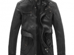 2016 Leather Jackets Slim Men Coats Winter Motorcycle Leather Jacket Parka Mens Fur Coat PU Leather Jacket Male Business Coat